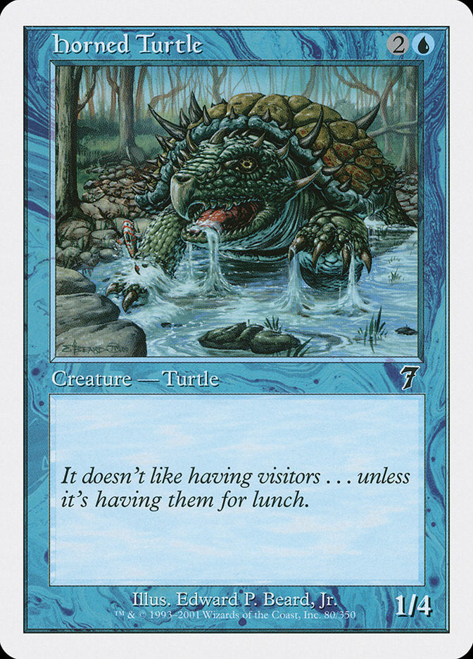 Horned Turtle [Seventh Edition] | Kessel Run Games Inc. 