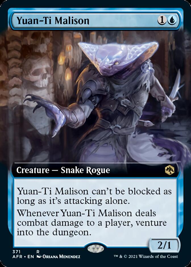 Yuan-Ti Malison (Extended Art) [Dungeons & Dragons: Adventures in the Forgotten Realms] | Kessel Run Games Inc. 