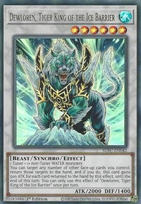 Dewloren, Tiger King of the Ice Barrier [SDFC-EN042] Ultra Rare | Kessel Run Games Inc. 