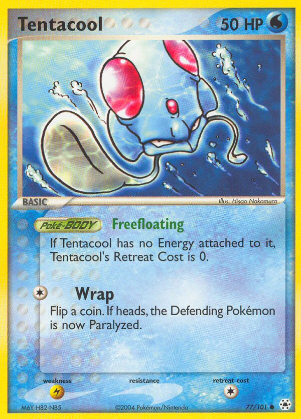 Tentacool (77/101) [EX: Hidden Legends] | Kessel Run Games Inc. 