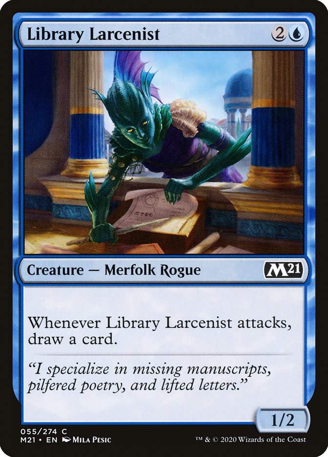 Library Larcenist [Core Set 2021] | Kessel Run Games Inc. 