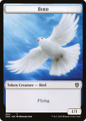 Bird // Cat Double-Sided Token [Phyrexia: All Will Be One Commander Tokens] | Kessel Run Games Inc. 