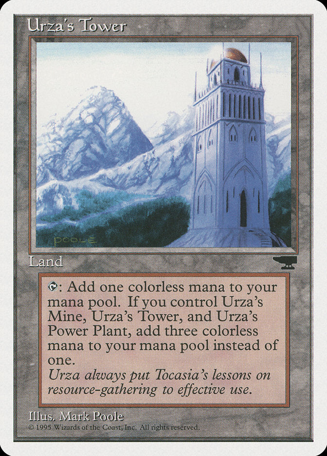 Urza's Tower (Mountains) [Chronicles] | Kessel Run Games Inc. 