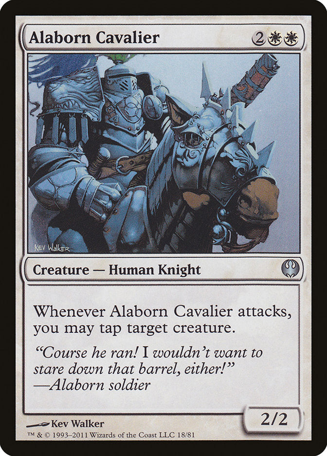 Alaborn Cavalier [Duel Decks: Knights vs. Dragons] | Kessel Run Games Inc. 