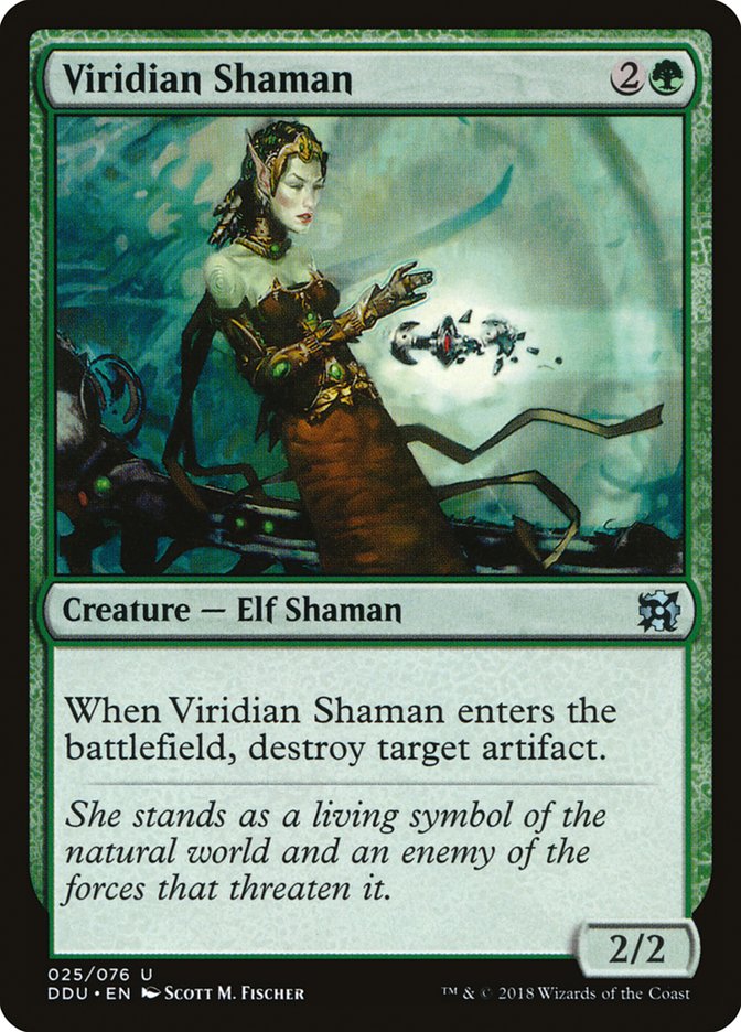 Viridian Shaman [Duel Decks: Elves vs. Inventors] | Kessel Run Games Inc. 