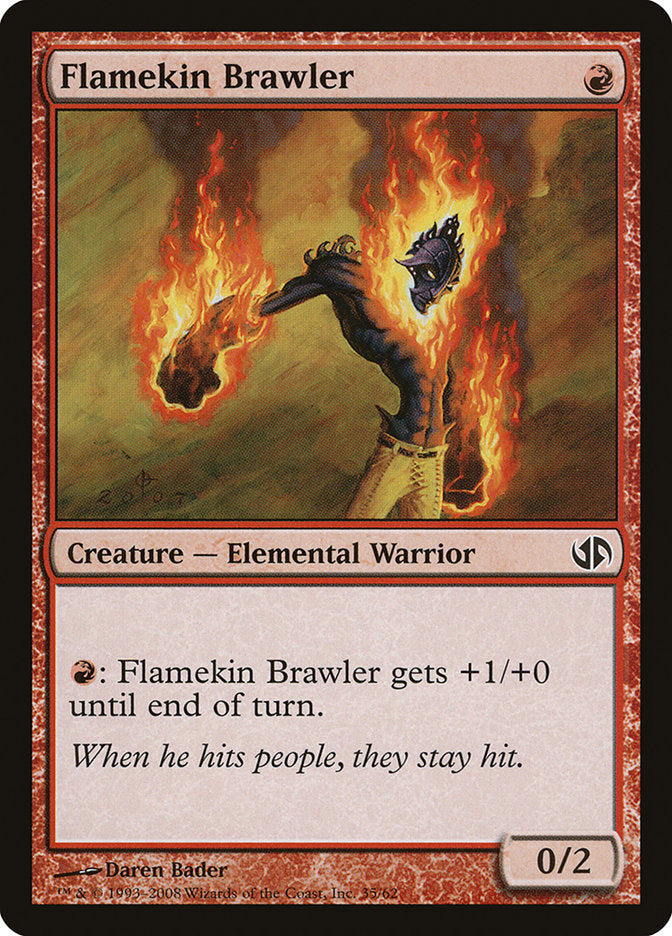 Flamekin Brawler [Duel Decks: Jace vs. Chandra] | Kessel Run Games Inc. 