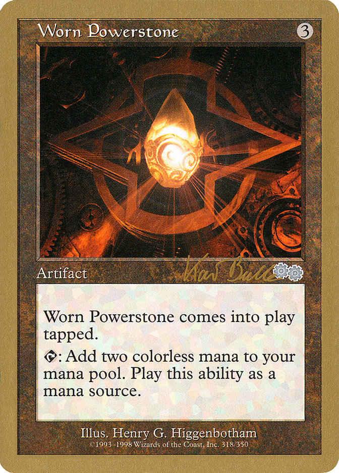 Worn Powerstone (Kai Budde) [World Championship Decks 1999] | Kessel Run Games Inc. 