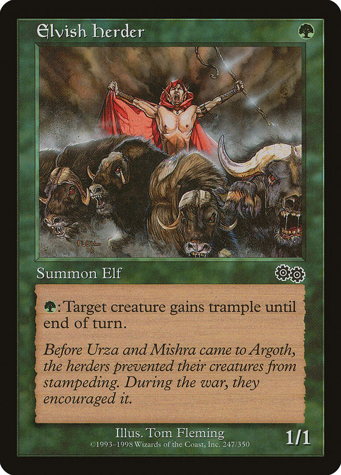 Elvish Herder [Urza's Saga] | Kessel Run Games Inc. 