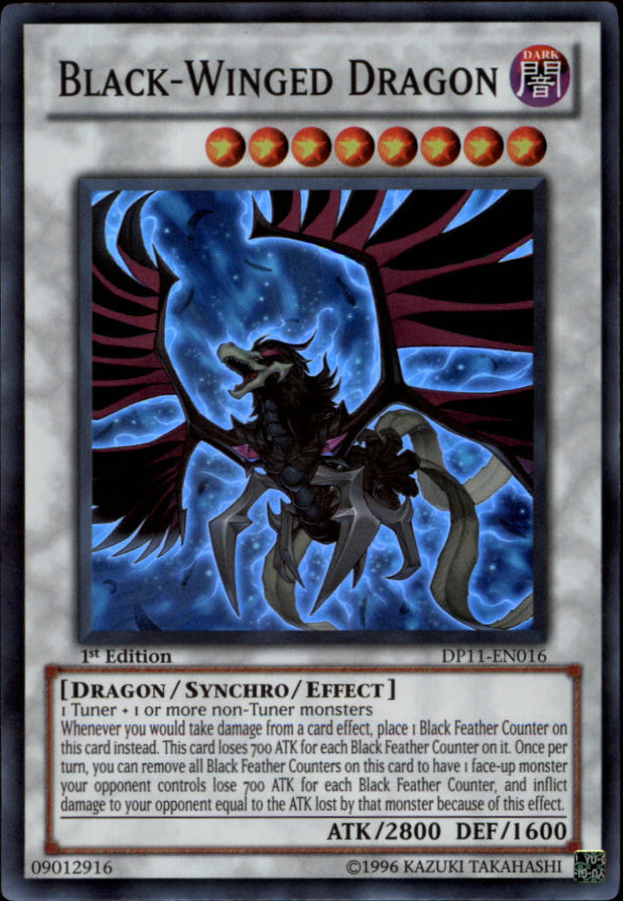 Black-Winged Dragon [DP11-EN016] Super Rare | Kessel Run Games Inc. 