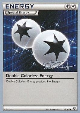 Double Colorless Energy (130/146) (Trevgor - Trent Orndorff) [World Championships 2014] | Kessel Run Games Inc. 