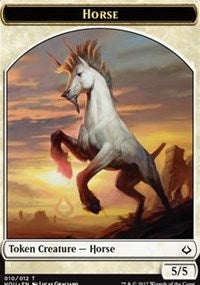 Horse // Zombie Double-Sided Token [Hour of Devastation Tokens] | Kessel Run Games Inc. 