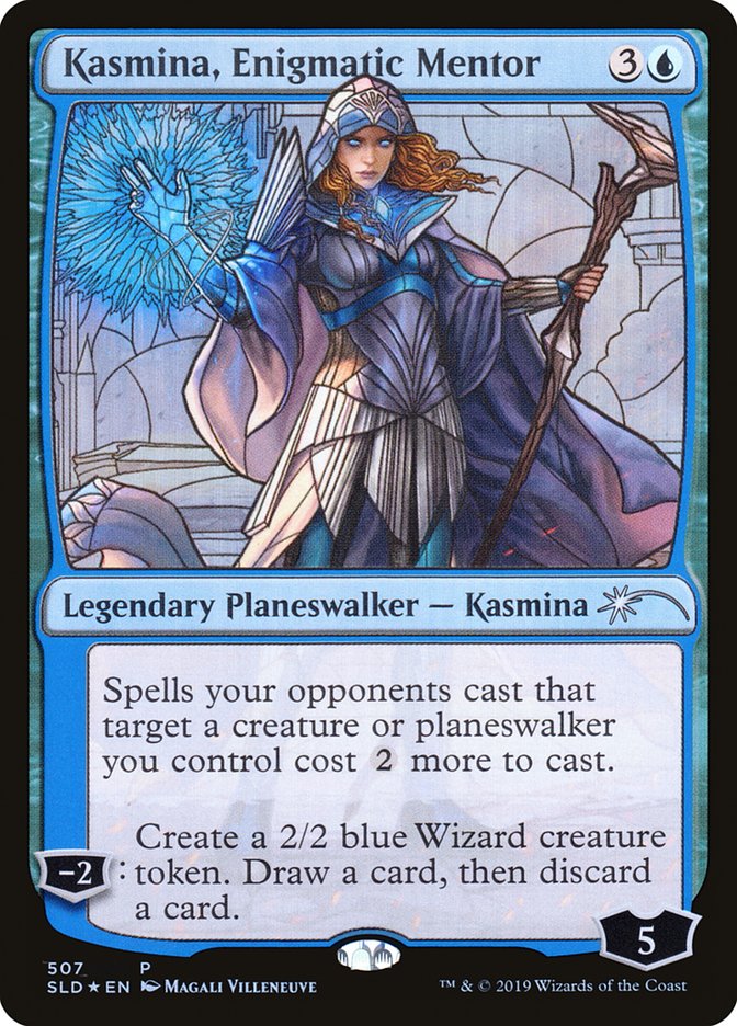 Kasmina, Enigmatic Mentor (Stained Glass) [Secret Lair Drop Promos] | Kessel Run Games Inc. 