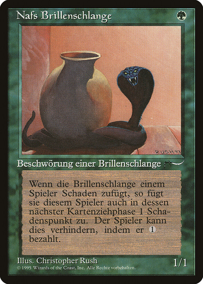 Nafs Asp (German) - "Nafs Brillenschlange" [Renaissance] | Kessel Run Games Inc. 
