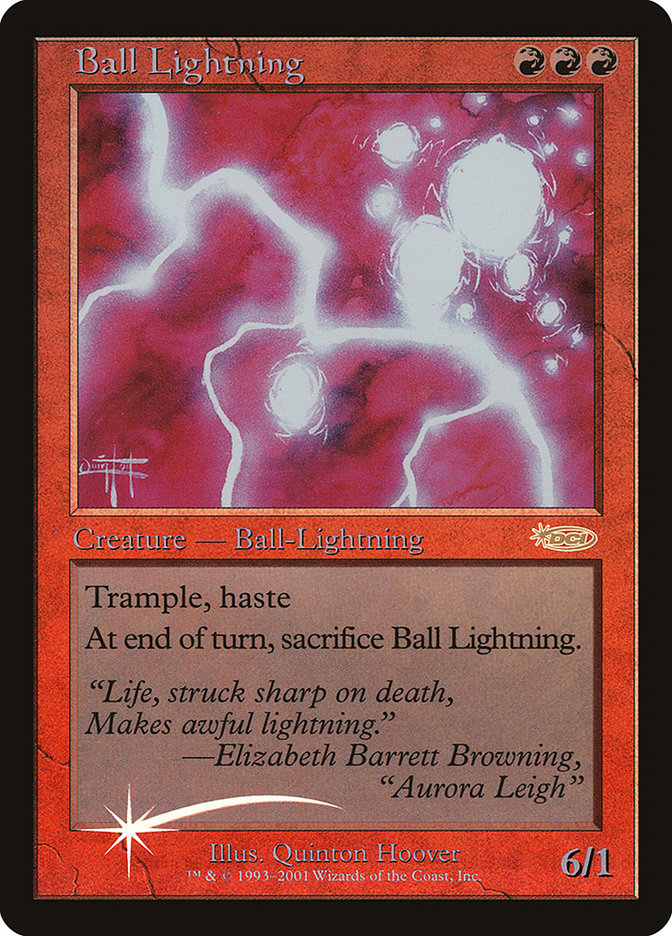 Ball Lightning [Judge Gift Cards 2001] | Kessel Run Games Inc. 