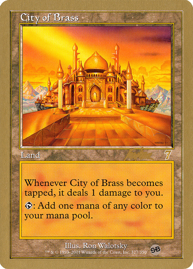 City of Brass (Brian Kibler) (SB) [World Championship Decks 2002] | Kessel Run Games Inc. 