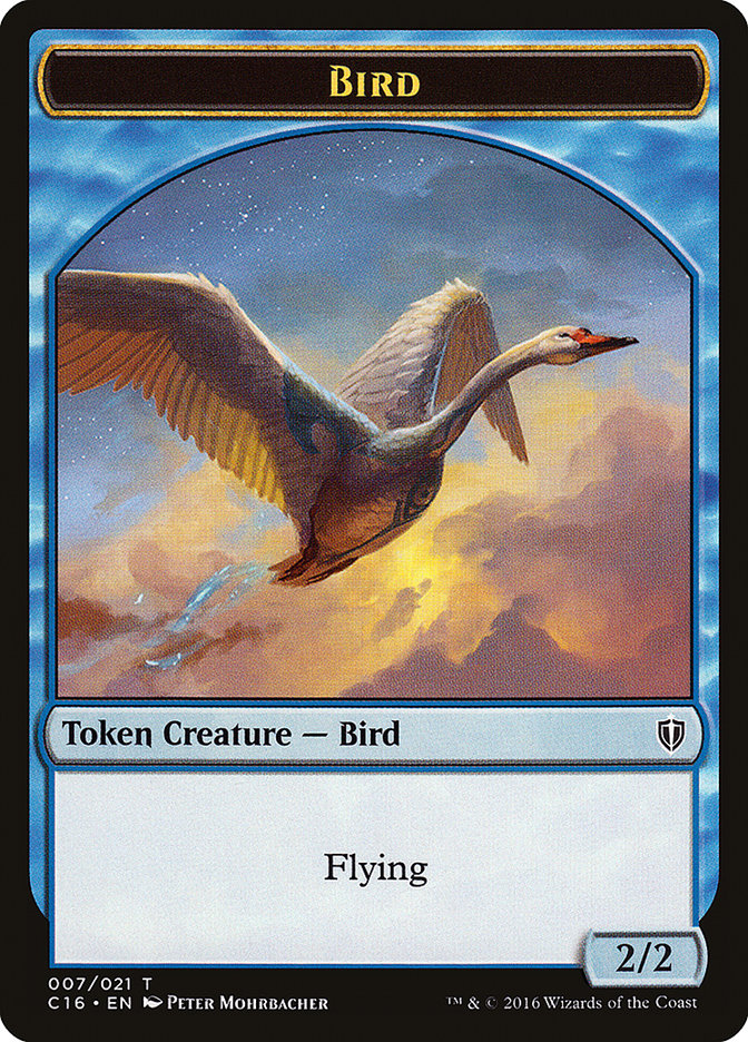 Bird Token (007/021) [Commander 2016 Tokens] | Kessel Run Games Inc. 