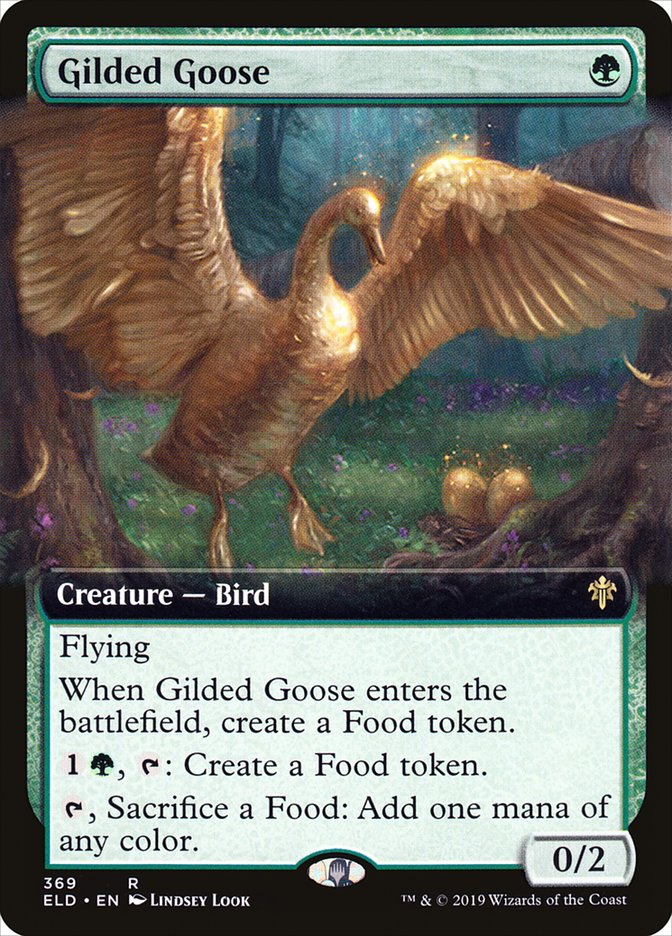 Gilded Goose (Extended Art) [Throne of Eldraine] | Kessel Run Games Inc. 