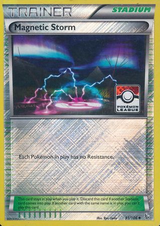 Magnetic Storm (91/106) (League Promo) [XY: Flashfire] | Kessel Run Games Inc. 