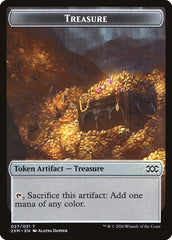 Elemental // Treasure Double-Sided Token [Double Masters Tokens] | Kessel Run Games Inc. 