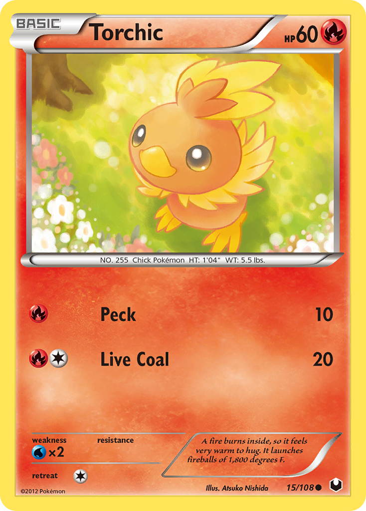 Torchic (15/108) [Black & White: Dark Explorers] | Kessel Run Games Inc. 