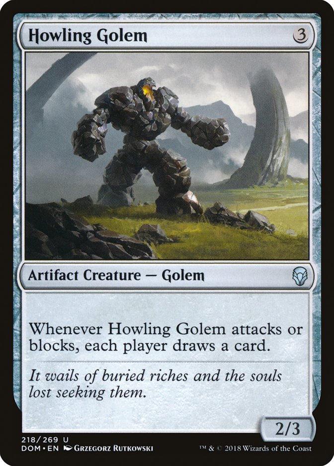 Howling Golem [Dominaria] | Kessel Run Games Inc. 