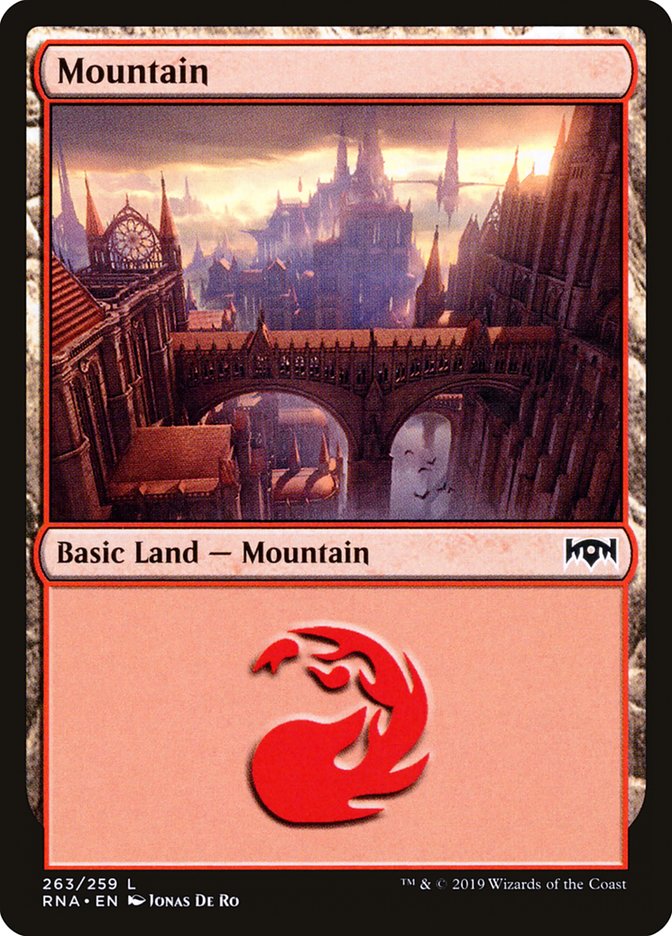 Mountain (263) [Ravnica Allegiance] | Kessel Run Games Inc. 