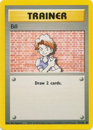Bill (91/102) [Base Set Unlimited] | Kessel Run Games Inc. 