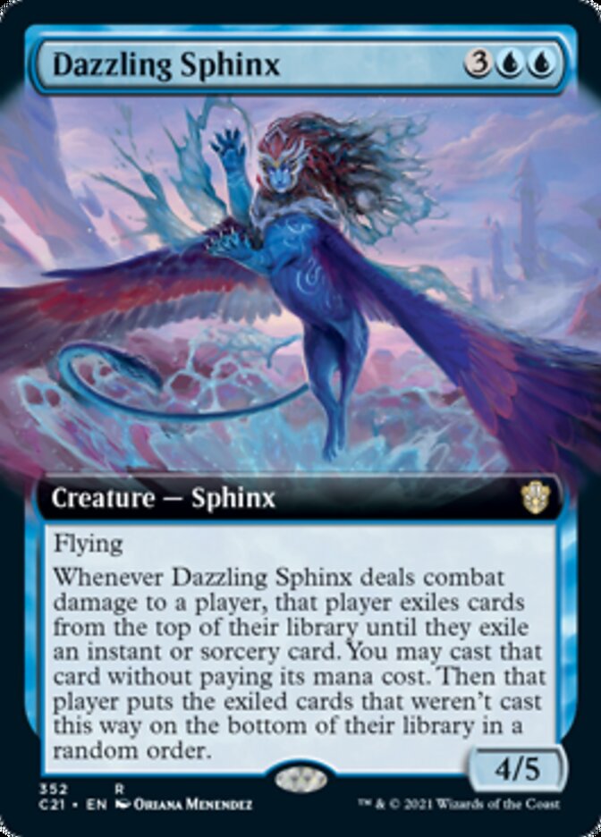 Dazzling Sphinx (Extended Art) [Commander 2021] | Kessel Run Games Inc. 