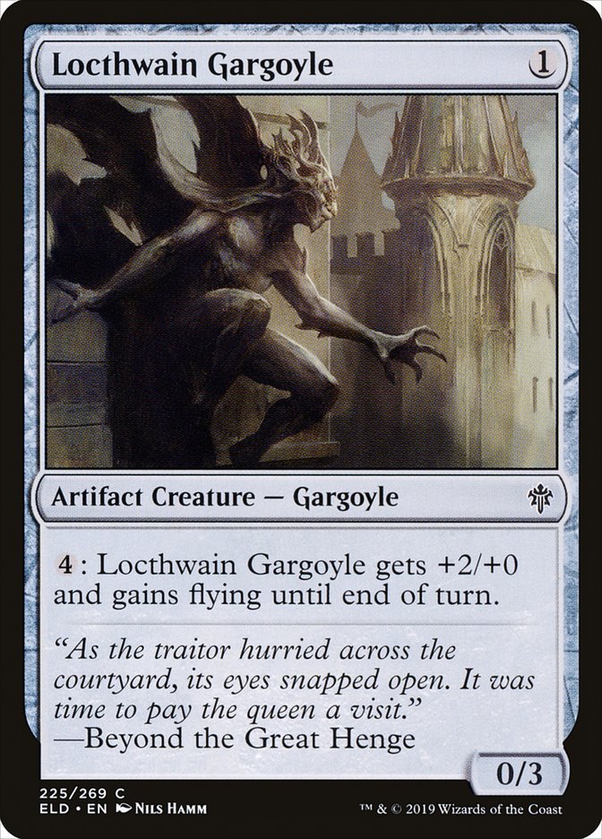 Locthwain Gargoyle [Throne of Eldraine] | Kessel Run Games Inc. 
