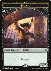 Pirate // Treasure Double-Sided Token [Friday Night Magic 2017] | Kessel Run Games Inc. 
