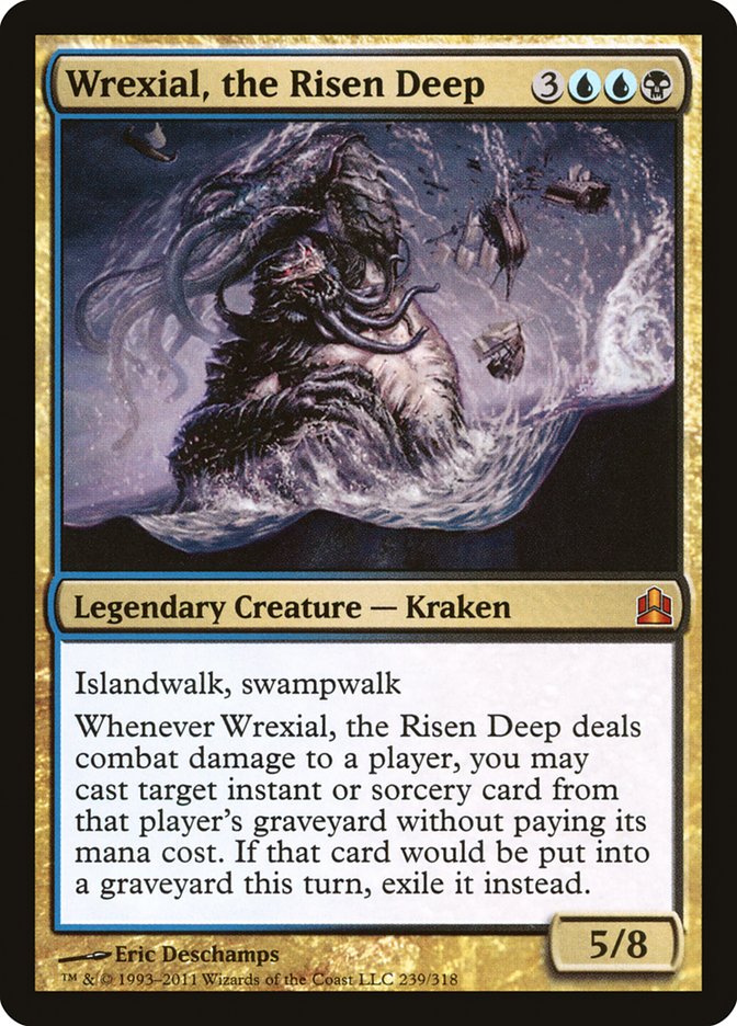 Wrexial, the Risen Deep [Commander 2011] | Kessel Run Games Inc. 