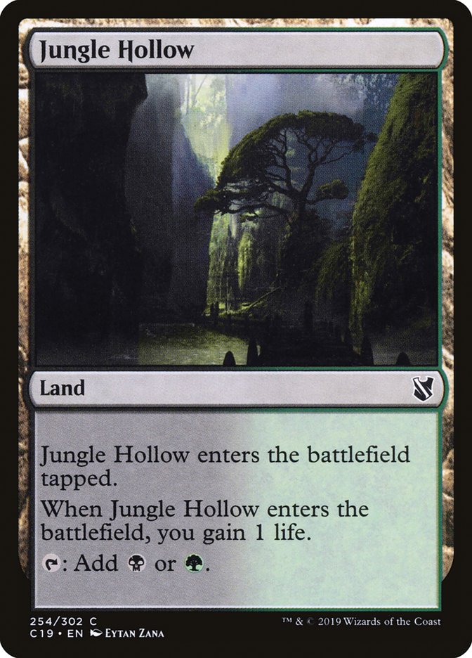 Jungle Hollow [Commander 2019] | Kessel Run Games Inc. 