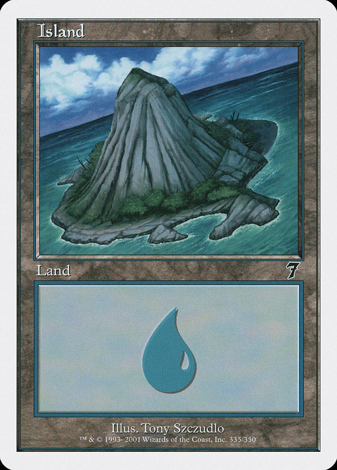 Island (335) [Seventh Edition] | Kessel Run Games Inc. 
