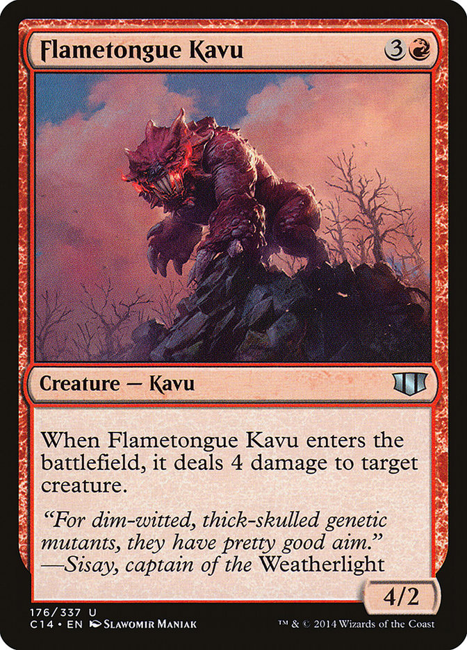 Flametongue Kavu [Commander 2014] | Kessel Run Games Inc. 