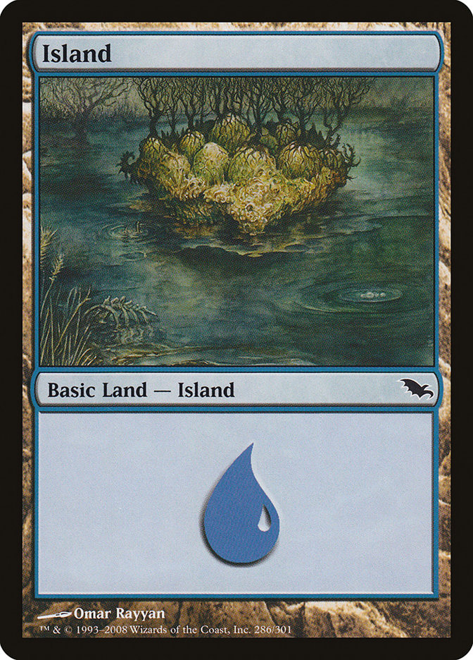 Island (286) [Shadowmoor] | Kessel Run Games Inc. 