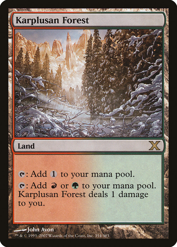 Karplusan Forest [Tenth Edition] | Kessel Run Games Inc. 