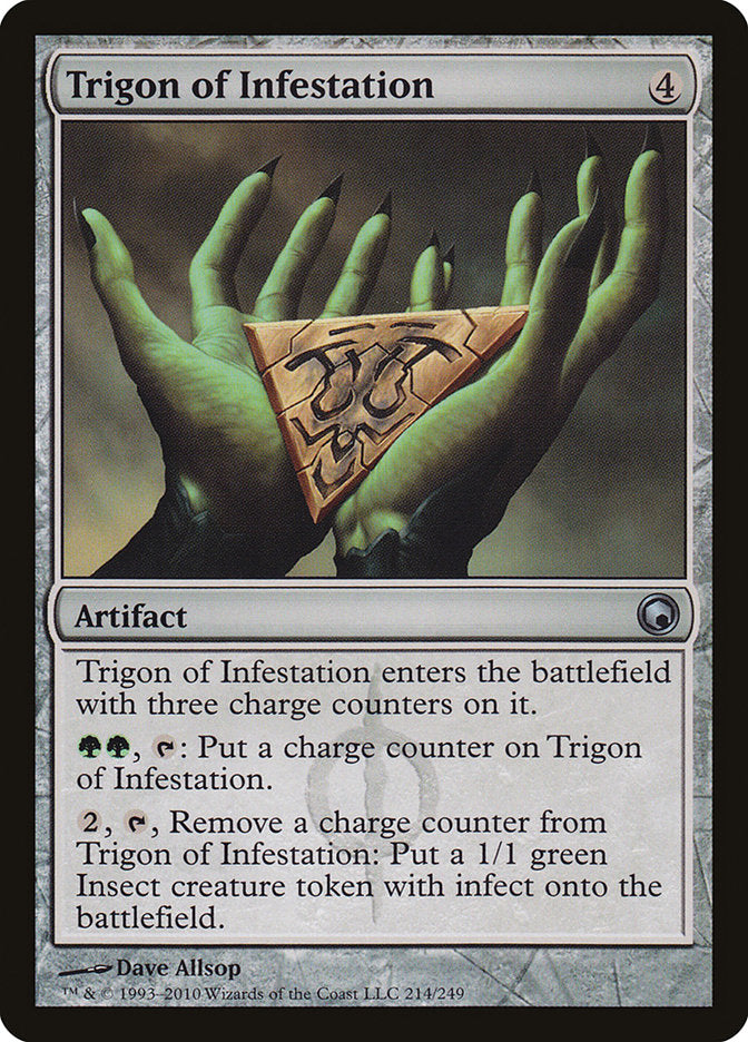 Trigon of Infestation [Scars of Mirrodin] | Kessel Run Games Inc. 