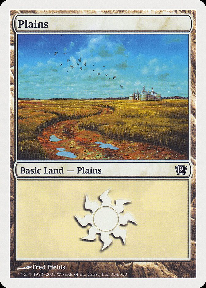 Plains (334) [Ninth Edition] | Kessel Run Games Inc. 