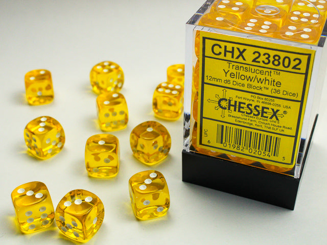 Translucent: 36D6 Dice Block | Kessel Run Games Inc. 