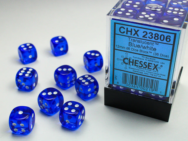 Translucent: 36D6 Dice Block | Kessel Run Games Inc. 