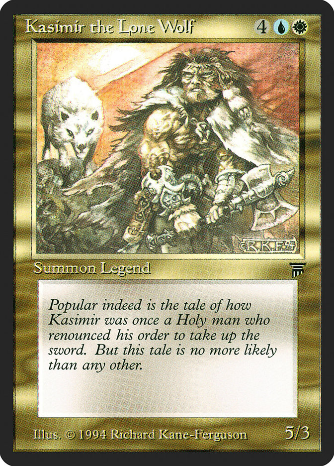 Kasimir the Lone Wolf [Legends] | Kessel Run Games Inc. 