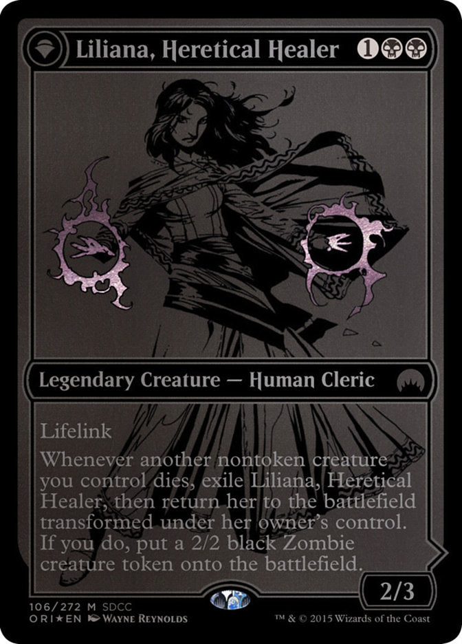 Liliana, Heretical Healer // Liliana, Defiant Necromancer [San Diego Comic-Con 2015] | Kessel Run Games Inc. 