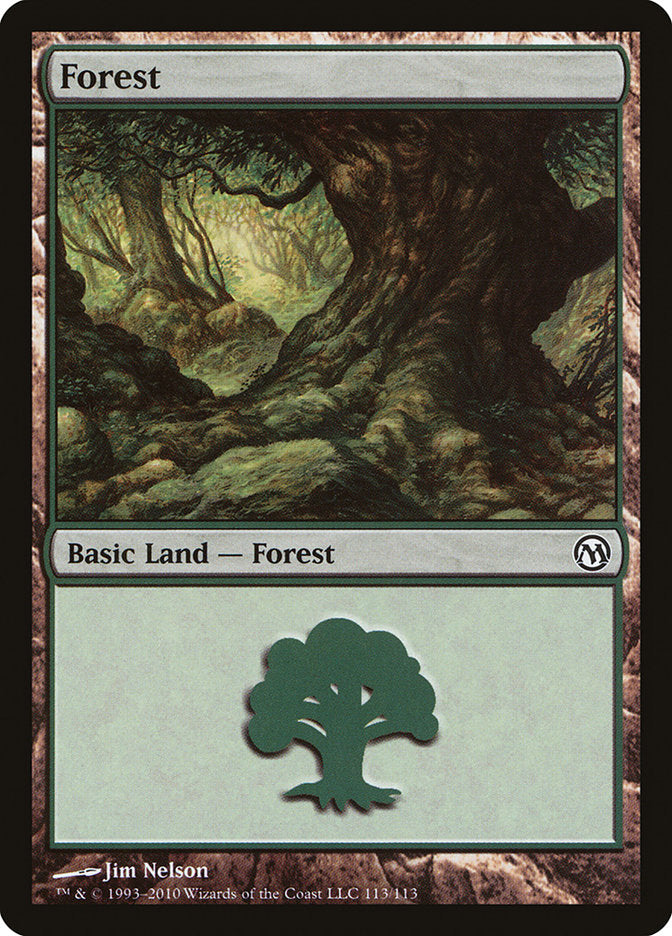 Forest (113) [Duels of the Planeswalkers] | Kessel Run Games Inc. 