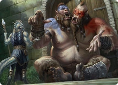 Ettin Art Card [Dungeons & Dragons: Adventures in the Forgotten Realms Art Series] | Kessel Run Games Inc. 