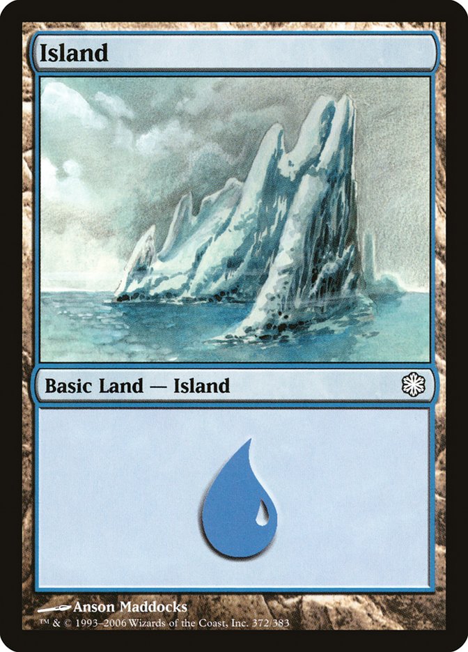 Island (372) [Coldsnap Theme Decks] | Kessel Run Games Inc. 