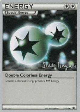 Double Colorless Energy (92/99) (Terraki-Mewtwo - Shuto Itagaki) [World Championships 2012] | Kessel Run Games Inc. 