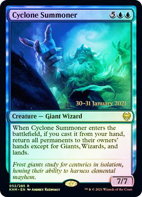 Cyclone Summoner [Kaldheim Prerelease Promos] | Kessel Run Games Inc. 