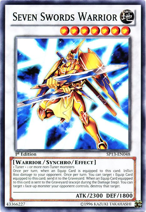 Seven Swords Warrior [SP13-EN048] Common | Kessel Run Games Inc. 