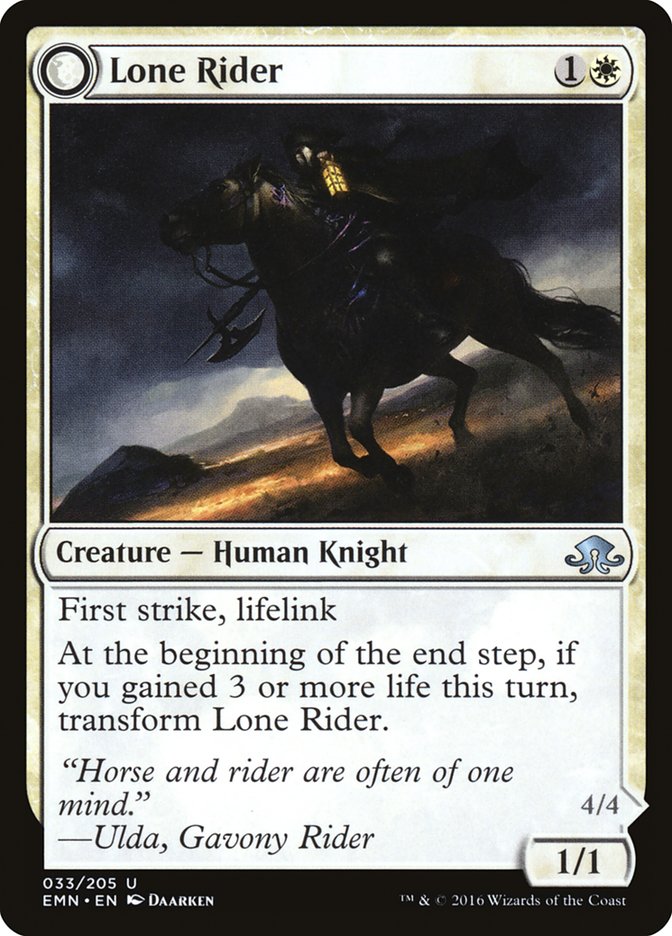 Lone Rider // It That Rides as One [Eldritch Moon] | Kessel Run Games Inc. 