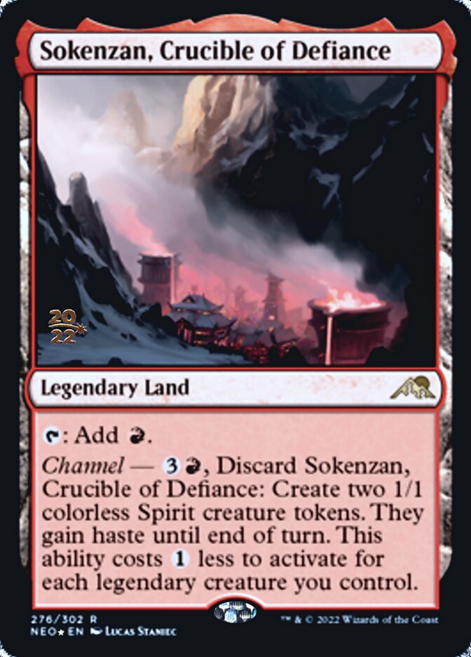 Sokenzan, Crucible of Defiance [Kamigawa: Neon Dynasty Prerelease Promos] | Kessel Run Games Inc. 